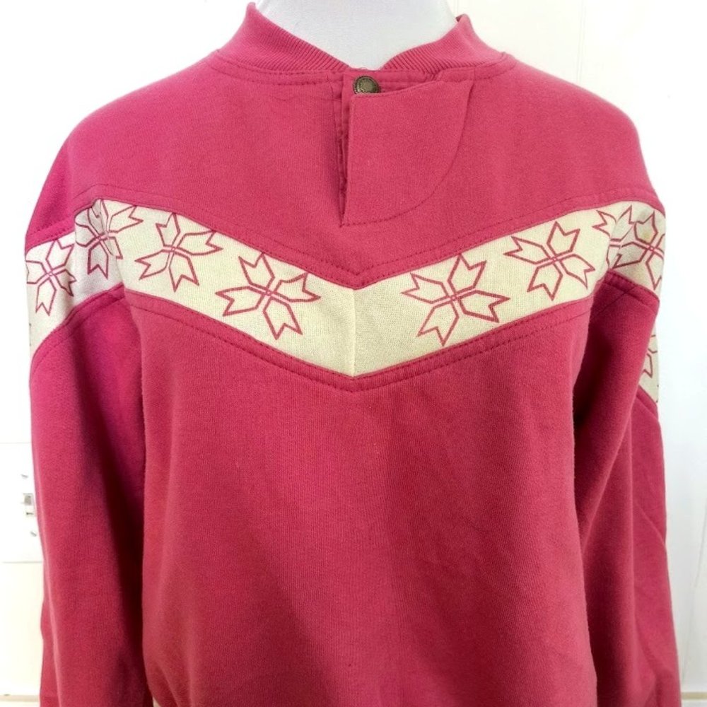 Vintage 1980s Allison Smith Pink Sweatshirt